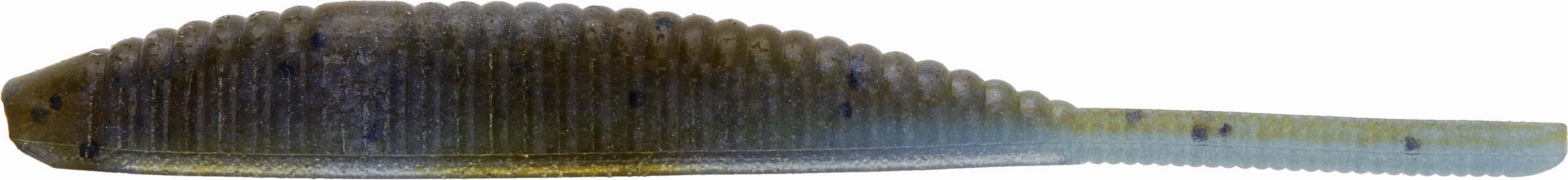 Gary Yamamoto 4 Inch Shad Shape Worm Drop Shot Bait - 10 Pack