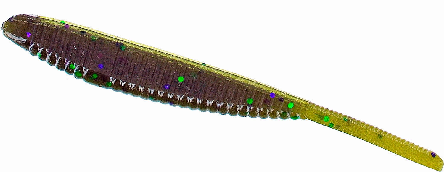 Gary Yamamoto 4 Inch Shad Shape Worm Drop Shot Bait - 10 Pack