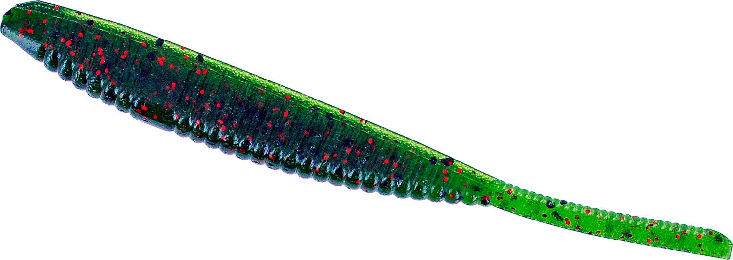 Gary Yamamoto 4 Inch Shad Shape Worm Drop Shot Bait - 10 Pack