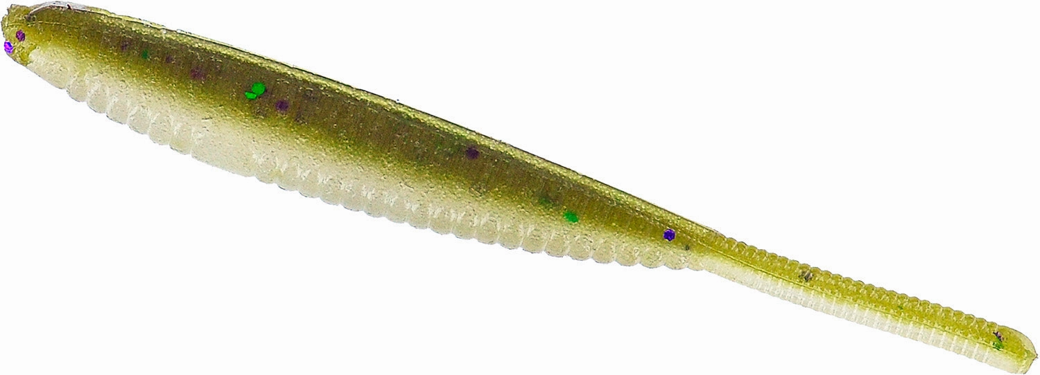 Gary Yamamoto 4 Inch Shad Shape Worm Drop Shot Bait - 10 Pack