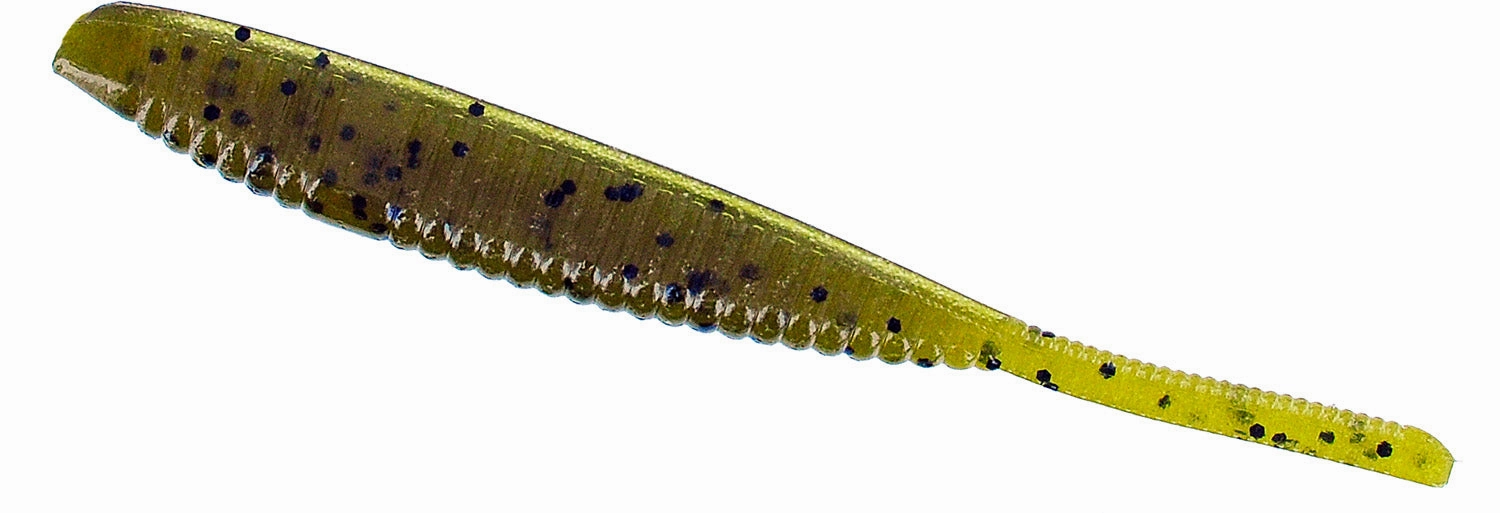 Gary Yamamoto 4 Inch Shad Shape Worm Drop Shot Bait - 10 Pack