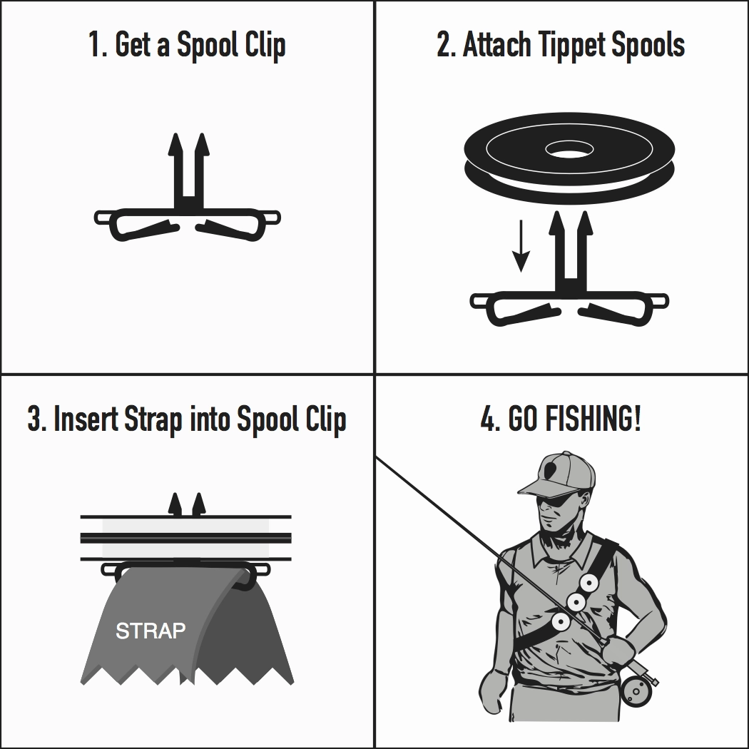 Goat Head Spool Clip