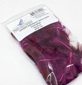 Golden Pheasant Red Flank Feathers