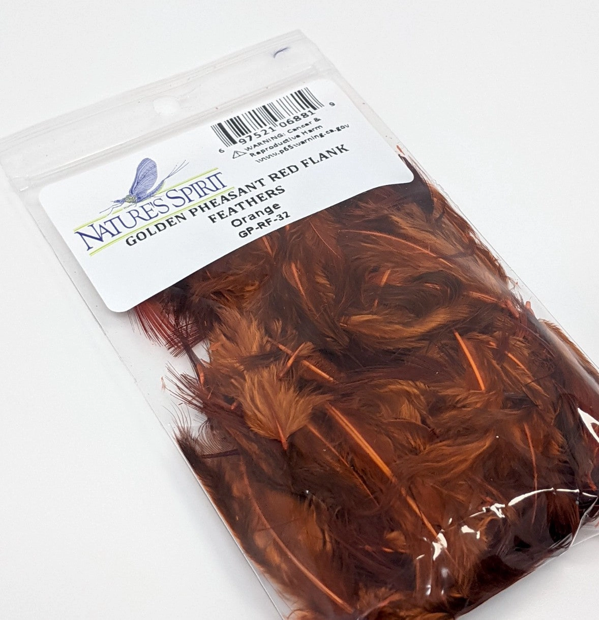 Golden Pheasant Red Flank Feathers