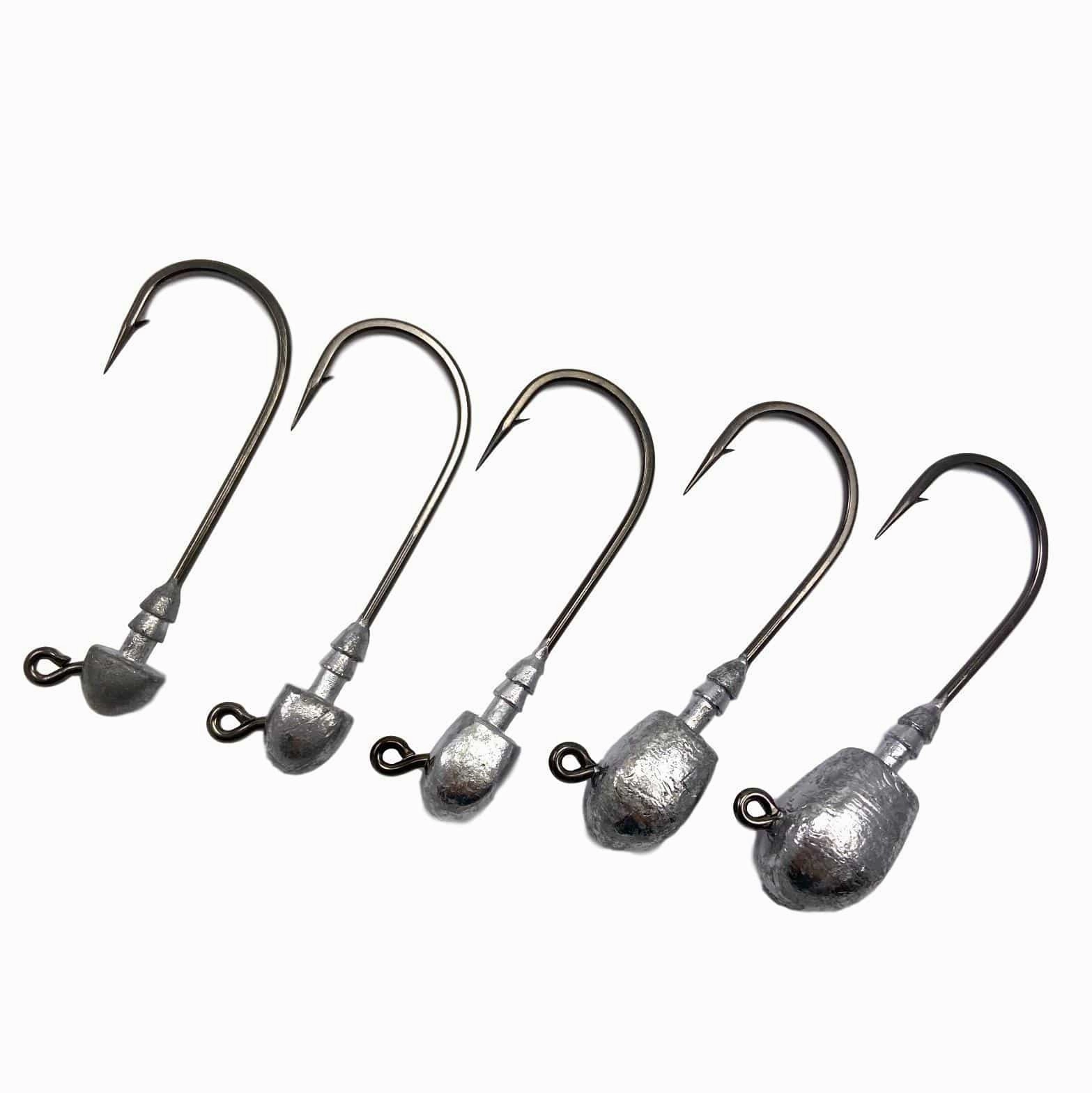 Gravity Tackle Atlas Jigheads -  Black Nickel