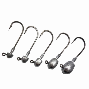 Gravity Tackle Atlas Jigheads -  Black Nickel