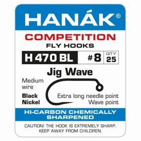 Hanak 470 BL Jig Wave Hook 25pk