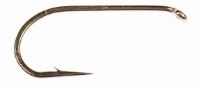 Hareline Core C1100 Dry Fly Down Eye Bronze Hook