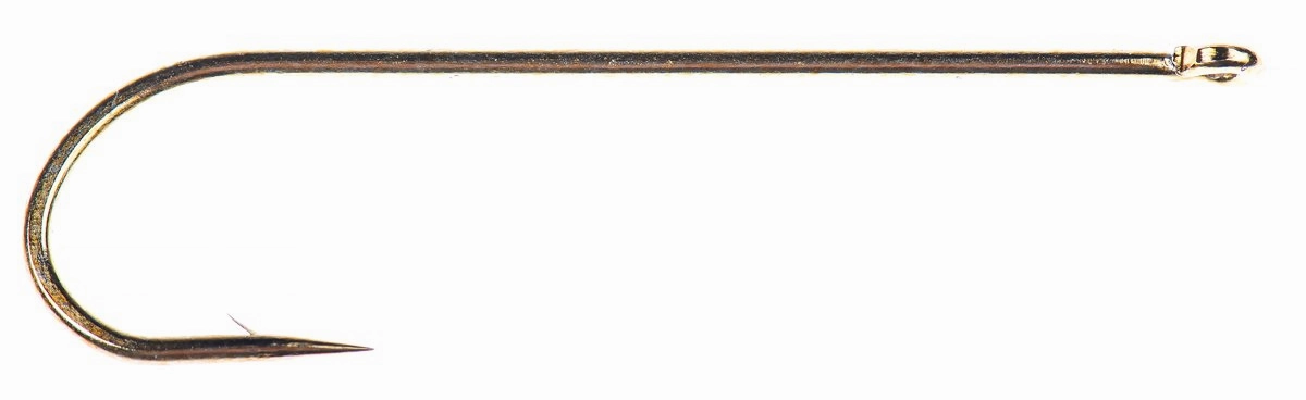 Hareline Core C1750 Streamer Straight Eye Bronze Hook