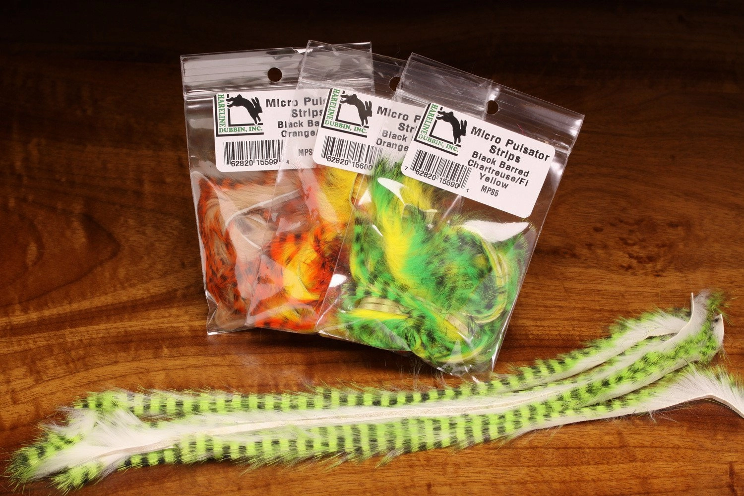Hareline Dubbin Micro Pulsator Rabbit Strips