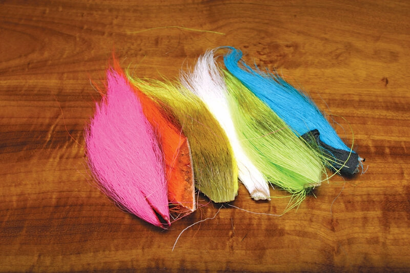 Hareline Fluorescent Bucktail Combo