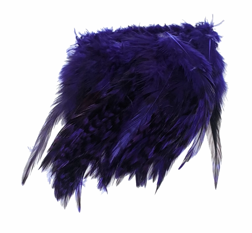 Hareline Strung 4-6 inch Grizzly Variant Saddle Hackle
