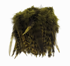 Hareline Strung 4-6 inch Grizzly Variant Saddle Hackle