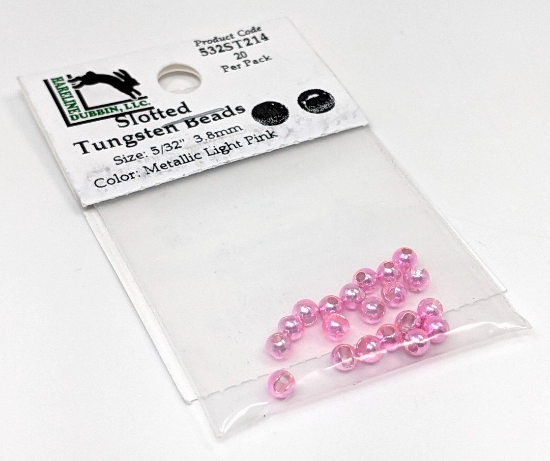 Hareline Tungsten Slotted Beads