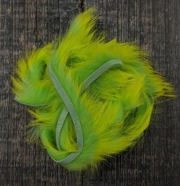 Hareline Two Toned 1/8" Crosscut Rabbit Strips