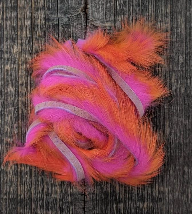 Hareline Two Toned 1/8" Crosscut Rabbit Strips