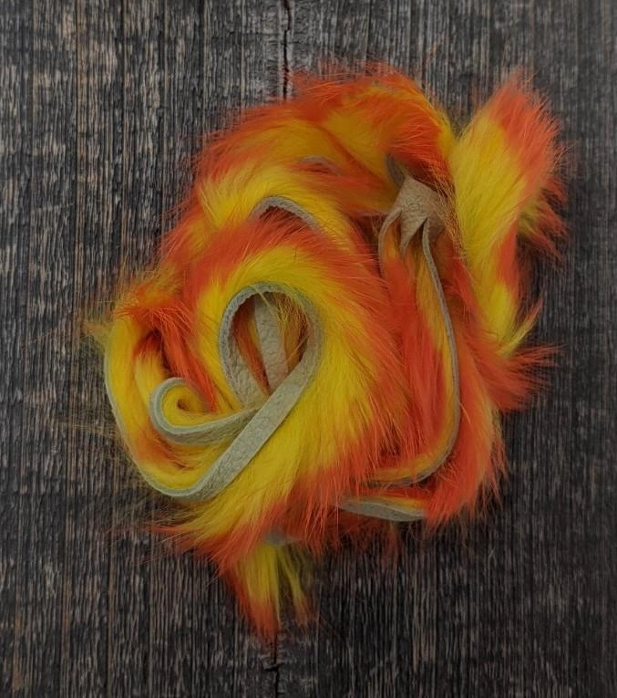 Hareline Two Toned 1/8" Crosscut Rabbit Strips