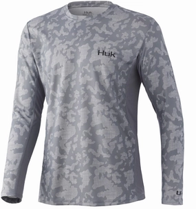 Huk Icon X Running Lakes Tech Long Sleeve Shirt