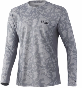 Huk Icon X Running Lakes Tech Long Sleeve Shirt