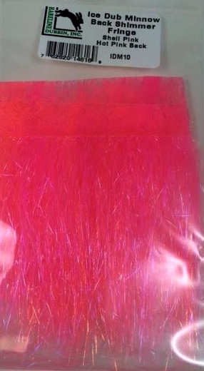 Ice Dub Minnow Back Shimmer Fringe