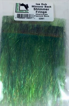 Ice Dub Minnow Back Shimmer Fringe