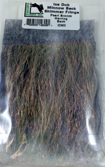 Ice Dub Minnow Back Shimmer Fringe