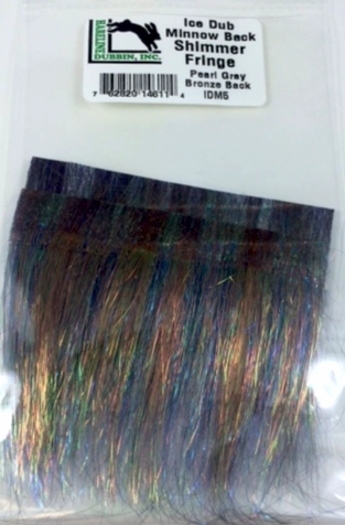 Ice Dub Minnow Back Shimmer Fringe