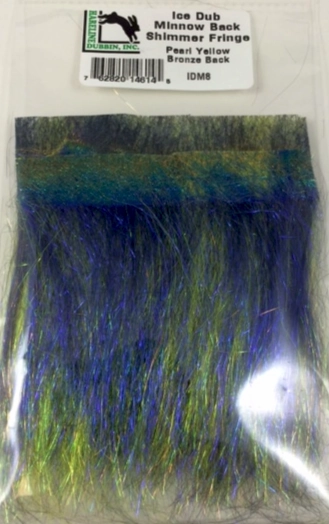 Ice Dub Minnow Back Shimmer Fringe