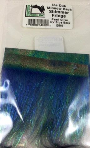 Ice Dub Minnow Back Shimmer Fringe