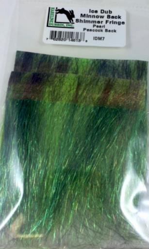 Ice Dub Minnow Back Shimmer Fringe