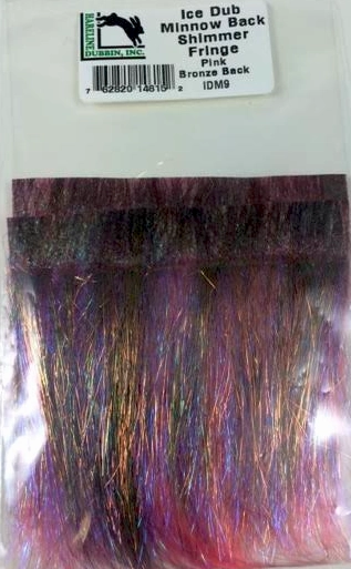 Ice Dub Minnow Back Shimmer Fringe
