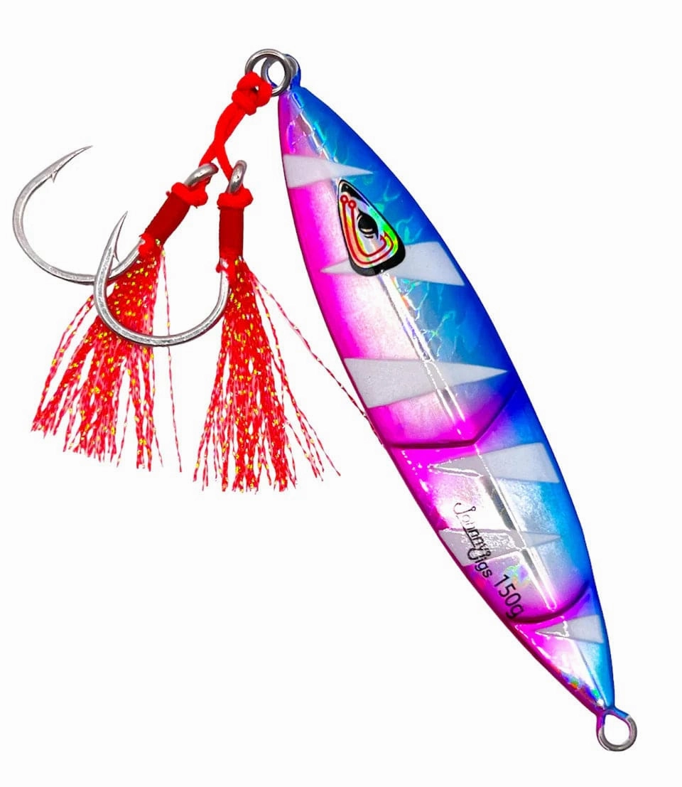 Johnny Jigs Ridged Slow Pitch Jig - Pre-rigged