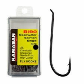 Kamasan B190 Deepwater Salmon Single Fly Hooks
