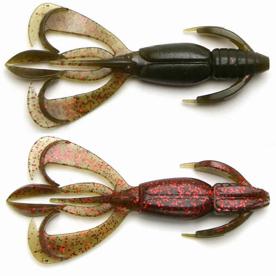 Keitech Crazy Flapper 4.4 inch Soft Plastic Creature Bait 6 pack
