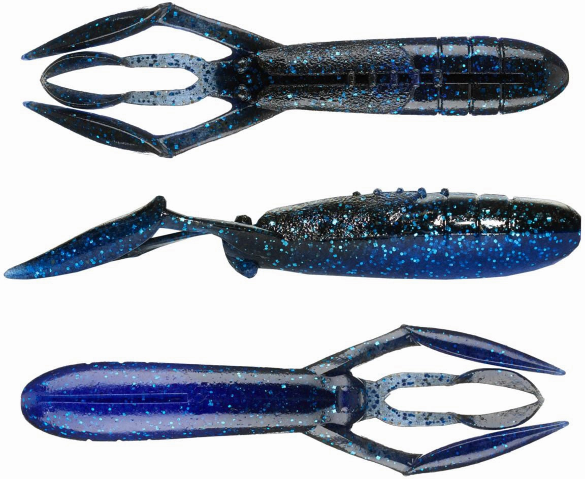 Keitech Glide Camaron 3.5 Inch Soft Plastic Craw - 6 Pack