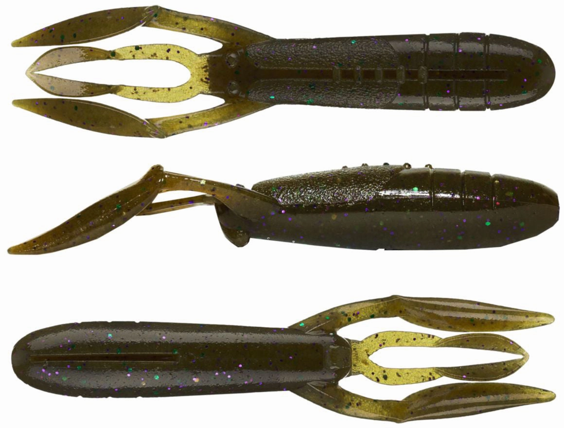 Keitech Glide Camaron 3.5 Inch Soft Plastic Craw - 6 Pack