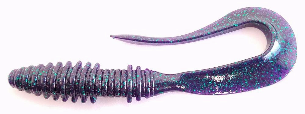 Keitech Mad Wag Original 7 inch Soft Plastic U-Tail Worm 6 pack
