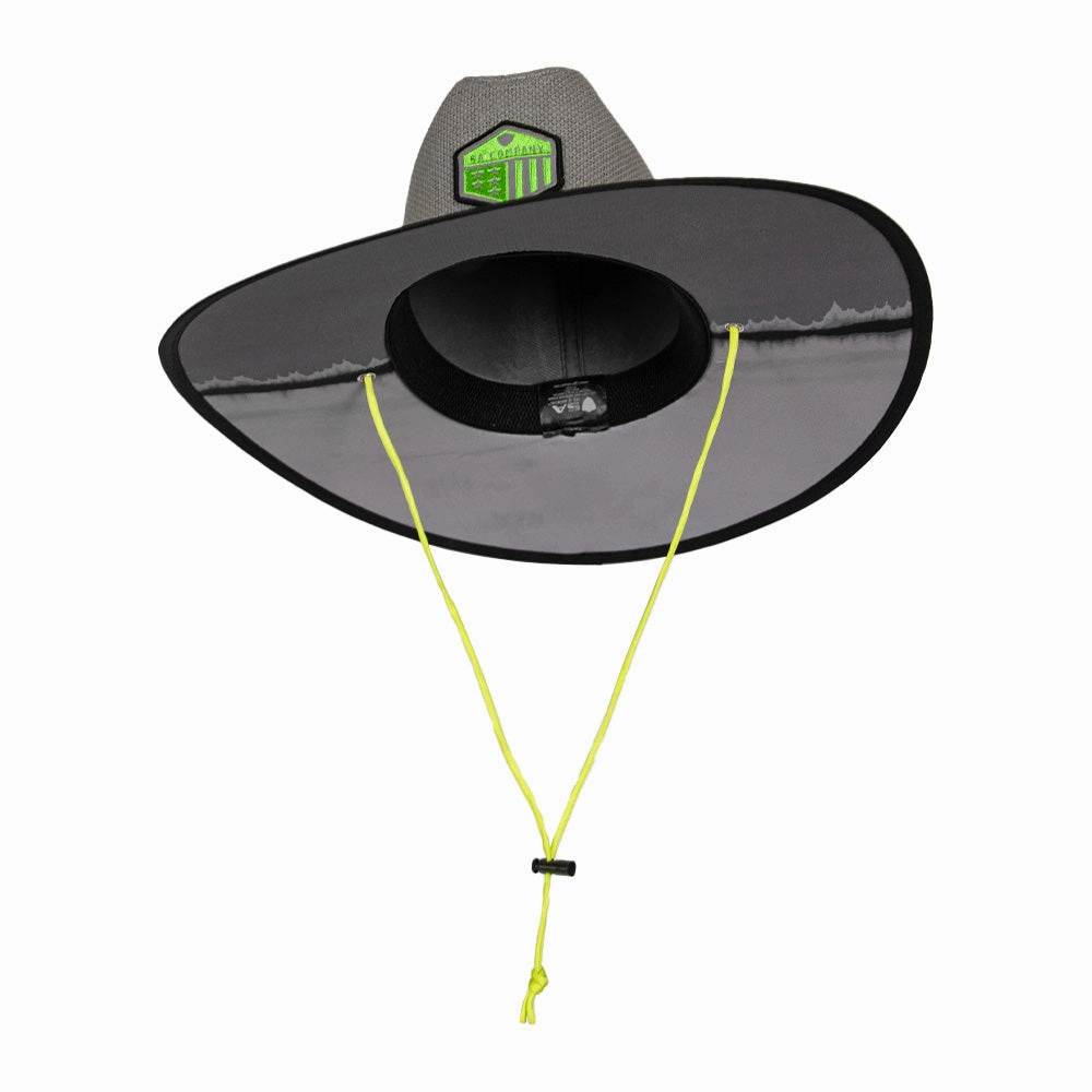 Keys Straw Hat | Split Dye | Grey