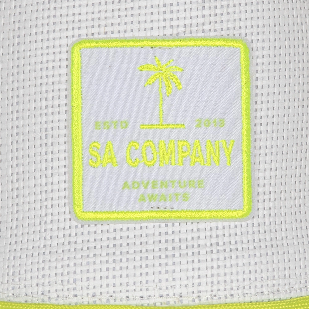 Keys Straw Hat | Sunny Palms | White