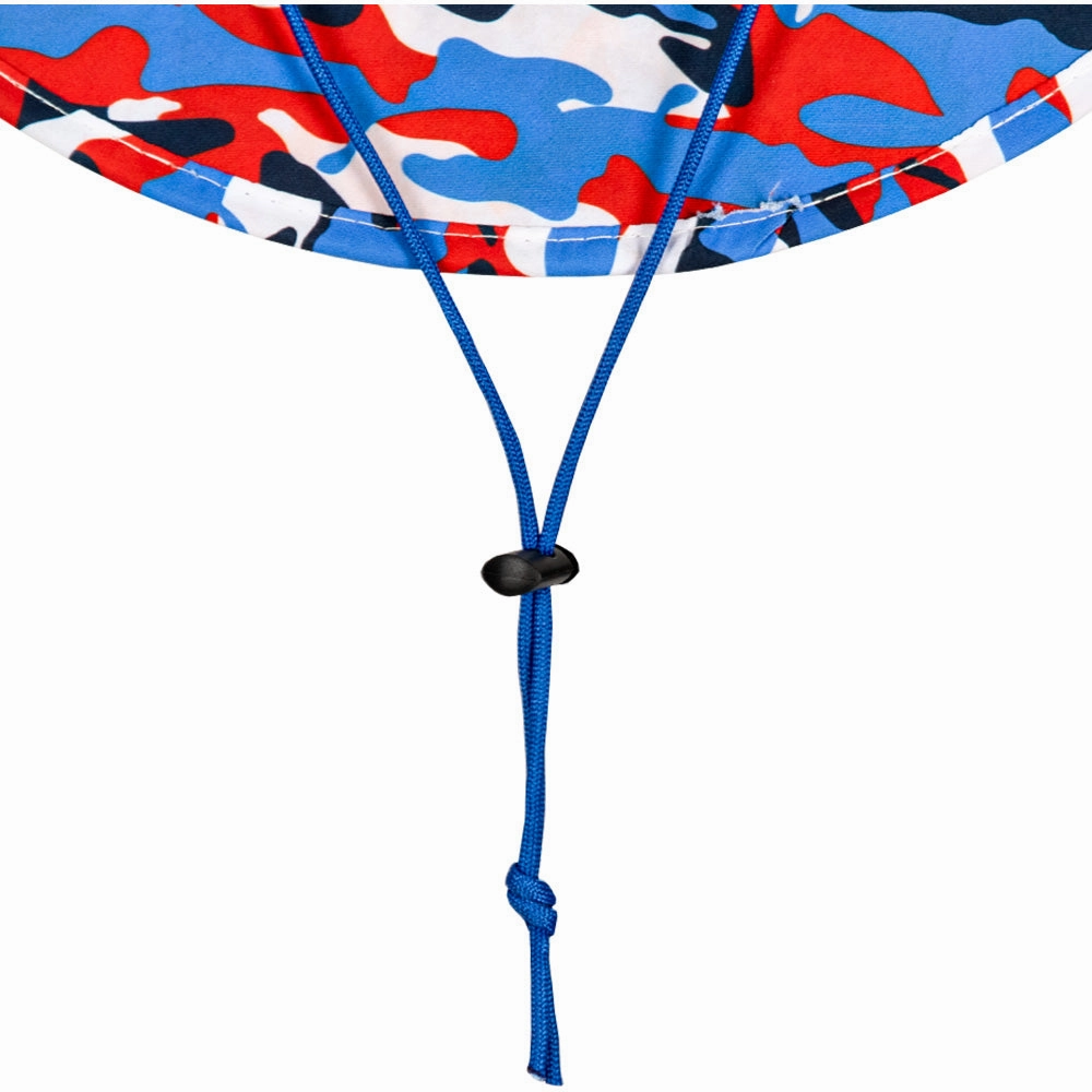 Keys Straw Hat | USA Military Camo | White