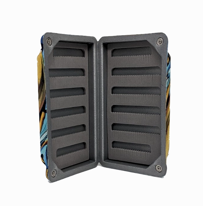 Large Lycra Covered Trout Design Fly Box