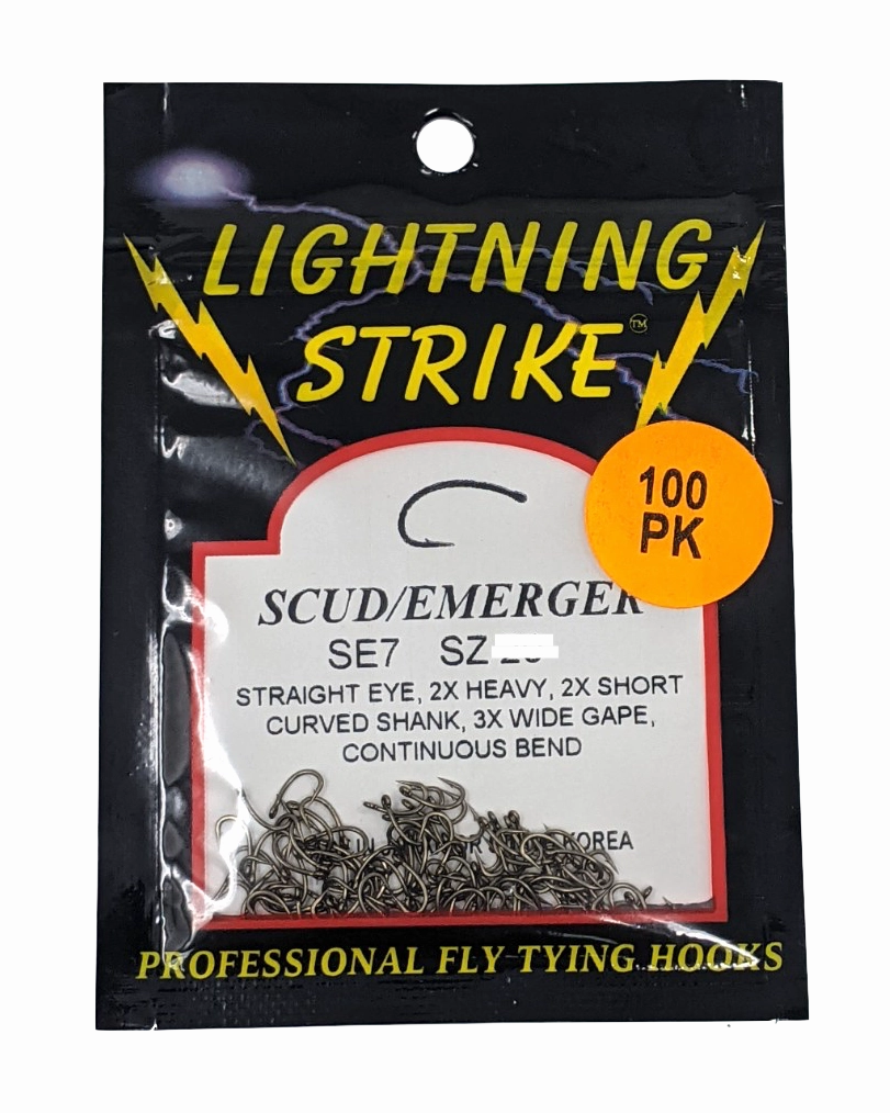 Lightning Strike SE7 Scud Hook 100 Pack