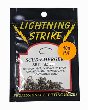 Lightning Strike SE7 Scud Hook 100 Pack