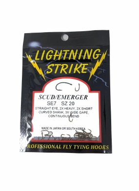 Lightning Strike SE7 Scud Hook 25 Pack