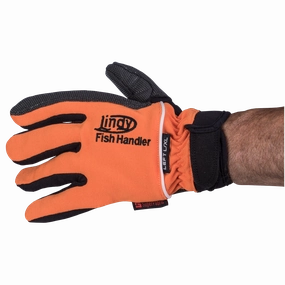 Lindy Fish Handling Single Glove Orange