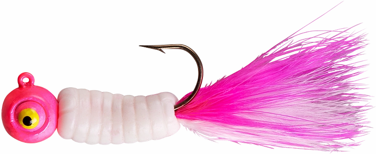 Lindy Fuzz-E-Grub Pre-Rigged Hair Tail Soft Grub 2 pack