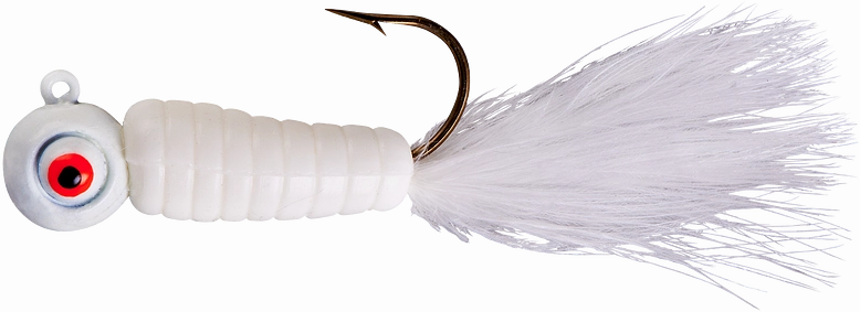 Lindy Fuzz-E-Grub Pre-Rigged Hair Tail Soft Grub 2 pack