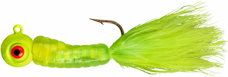 Lindy Fuzz-E-Grub Pre-Rigged Hair Tail Soft Grub 2 pack