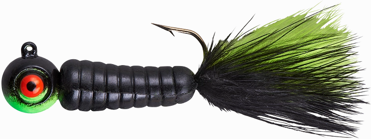 Lindy Fuzz-E-Grub Pre-Rigged Hair Tail Soft Grub 2 pack