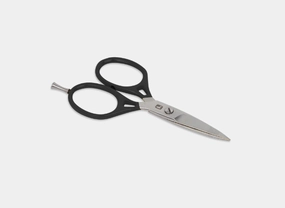 Loon Black Ergo Prime Scissors 5" w/ Precision Peg
